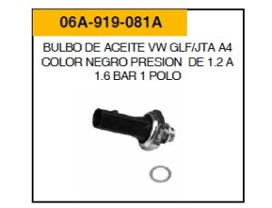 BULBO DE ACEITE 06A-919-081A-ASIA