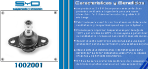 ROTULA DE SUSPENSION MINI COOPER COOPER 1002001-SYD