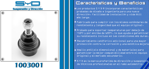 ROTULA DE SUSPENSION CHEVROLET-GMC-BUICK-CADILLAC BRAVADA 1003001-SYD