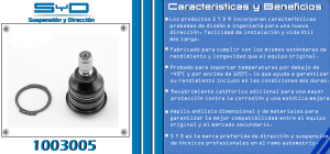 ROTULA DE SUSPENSION CHEVROLET-GMC-BUICK-CADILLAC ENVOY 1003005-SYD