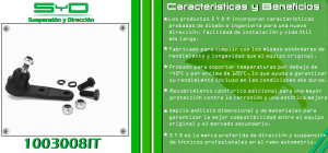 ROTULA DE SUSPENSION CHEVROLET-GMC-BUICK-CADILLAC AVEO 1003008IT