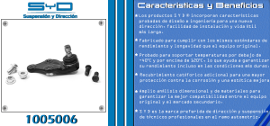 ROTULA DE SUSPENSION HYUNDAI  (AMERICANOS) SANTA FE 1005006-SYD