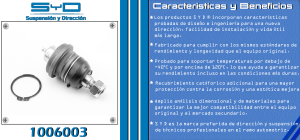 ROTULA DE SUSPENSION CHRYSLER-DODGE-HYUNDAI H100 1006003-SYD