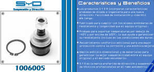 ROTULA DE SUSPENSION CHRYSLER-DODGE-HYUNDAI RAM 1500 PICK-UP 1006005-SYD