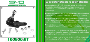 ROTULA DE SUSPENSION FORD-LINCOLN-MERCURY FOCUS 1008003IT