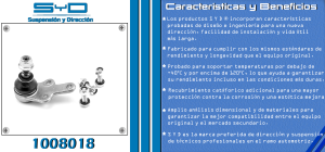 ROTULA DE SUSPENSION FORD-LINCOLN-MERCURY FOCUS 1008018-SYD
