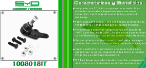 ROTULA DE SUSPENSION FORD-LINCOLN-MERCURY FOCUS 1008018IT