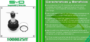 ROTULA DE SUSPENSION FORD-LINCOLN-MERCURY RANGER 1008025IT