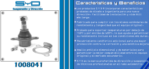 ROTULA DE SUSPENSION FORD-LINCOLN-MERCURY TRANSIT 1008041-SYD