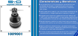 ROTULA DE SUSPENSION HONDA CIVIC 1009001-SYD