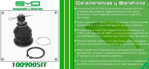 ROTULA DE SUSPENSION ACURA CL 1009005IT