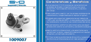 ROTULA DE SUSPENSION HONDA CIVIC 1009007-SYD