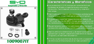 ROTULA DE SUSPENSION HONDA CIVIC 1009007IT