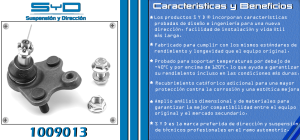 ROTULA DE SUSPENSION ACURA ILX 1009013-SYD
