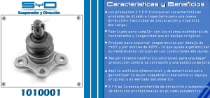 ROTULA DE SUSPENSION ACURA SLX 1010001-SYD