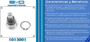 ROTULA DE SUSPENSION MAZDA MAZDA 3 1013001-SYD
