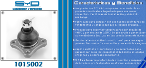 ROTULA DE SUSPENSION MITSUBISHI L200 1015002-SYD