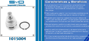 ROTULA DE SUSPENSION MITSUBISHI ENDEAVORD 1015004-SYD