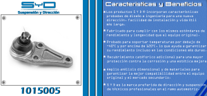ROTULA DE SUSPENSION MITSUBISHI L200 1015005-SYD