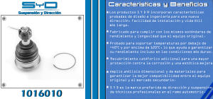 ROTULA DE SUSPENSION NISSAN FRONTIER 1016010-SYD