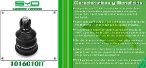 ROTULA DE SUSPENSION NISSAN FRONTIER 1016010IT