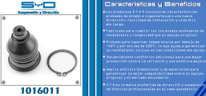 ROTULA DE SUSPENSION NISSAN KICKS 1016011-SYD