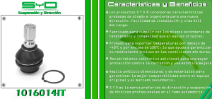 ROTULA DE SUSPENSION NISSAN NP300 FRONTIER 1016014IT