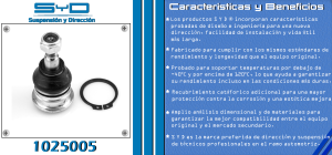 ROTULA DE SUSPENSION TOYOTA ECHO 1025005-SYD