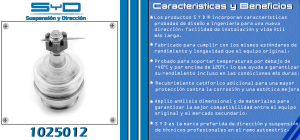 ROTULA DE SUSPENSION TOYOTA HILUX 1025012-SYD