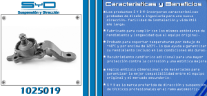 ROTULA DE SUSPENSION TOYOTA SEQUOIA 1025019-SYD