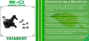 ROTULA DE SUSPENSION AUDI A3 1026003IT