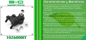 ROTULA DE SUSPENSION AUDI A1 1026008IT