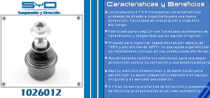 ROTULA DE SUSPENSION VOLKSWAGEN AMAROK 1026012-SYD