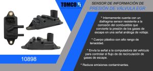 SENSOR DE PRESION VALVULA EGR FORD-LINCOLN-MERCURY BRONCO 10898