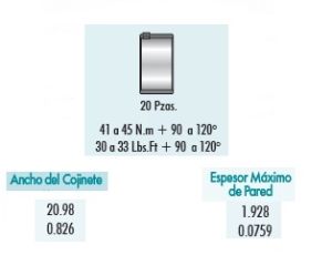 METALES DE BIELA FORD-LINCOLN-MERCURY EXCURSION 10B1442-020