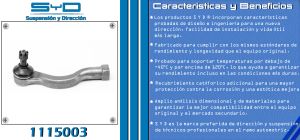 TERMINAL DE DIRECCION MITSUBISHI L200 1115003-SYD