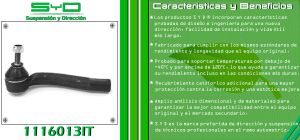 TERMINAL DE DIRECCION NISSAN SENTRA 1116013IT