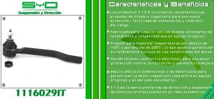 TERMINAL DE DIRECCION NISSAN ROGUE 1116029IT