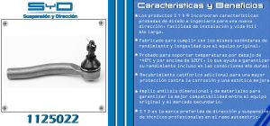 TERMINAL DE DIRECCION TOYOTA COROLLA 1125022-SYD