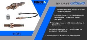 SENSOR DE OXIGENO HONDA CIVIC 11951