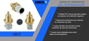 SENSOR DE REFRIGERANTE FORD-LINCOLN-MERCURY AEROSTAR 12011