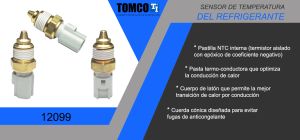 SENSOR DE REFRIGERANTE FORD-LINCOLN-MERCURY AEROSTAR 12099