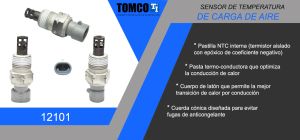 SENSOR TEMP. AIRE DE CARGA CHEVROLET-GMC-BUICK-CADILLAC BERETTA 12101
