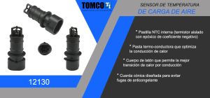 SENSOR TEMP. AIRE DE CARGA ACURA SLX 12130