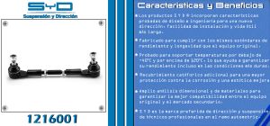 VARILLA DE DIRECCION NISSAN FRONTIER 1216001-SYD