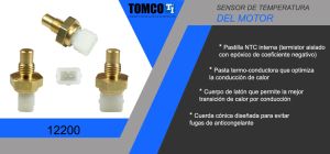 BULBO DE TEMPERATURA CHEVROLET-GMC-BUICK-CADILLAC ASTRA 12200