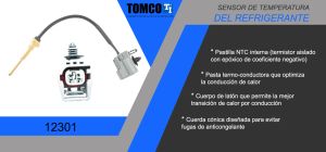 SENSOR DE REFRIGERANTE FORD-LINCOLN-MERCURY ESCAPE 12301