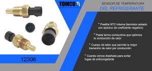 SENSOR DE REFRIGERANTE CHRYSLER-DODGE-HYUNDAI NEON 12306
