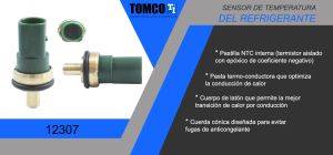 SENSOR DE REFRIGERANTE SEAT IBIZA 12307