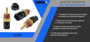 SENSOR DE REFRIGERANTE CHRYSLER-DODGE-HYUNDAI SEBRING 12330